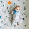 Red Rover - Cotton Muslin Bandana Bib - Star Gaze - R Exclusive