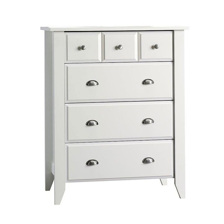 Child Craft 4-drawer chest, matte white finish