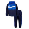 Nike Colorblocked Thermal Set -Navy With Royal , Size 12 Months