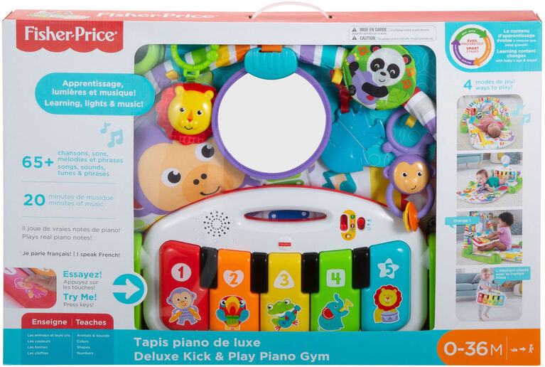 Fisher-Price Tapis piano de luxe - Édition Française Toy Musical Instrument  