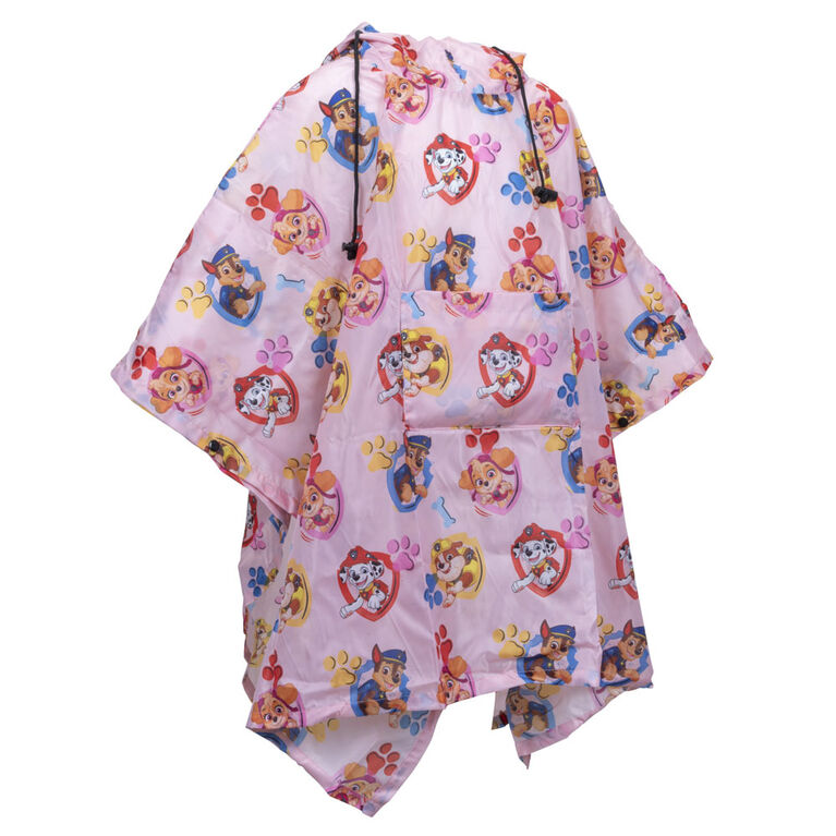 Paw Patrol Kids Paw Patrol Fold Out Poncho Multi Pink