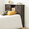 Asten Twin Bookcase Headboard Fall Oak