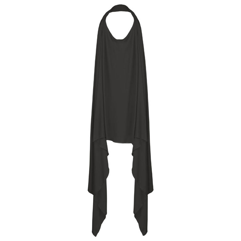 Kushies Peekaboob Tablier d'Allaitement - Noir.