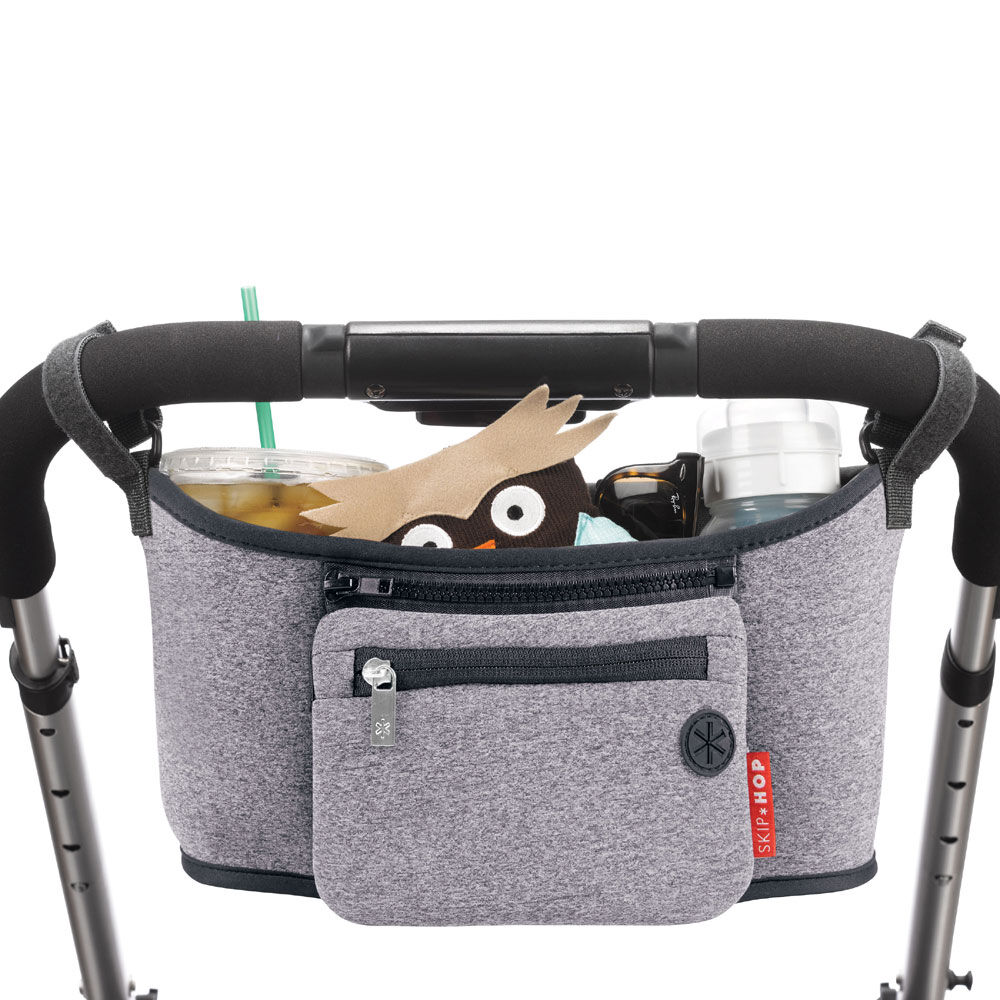 Skip Hop Grab Go Stroller Organizer Heather Grey