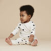 pyjama deux pièces à manches longues imprimé crème RISE Little Earthling