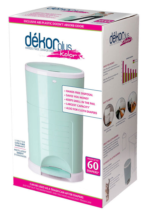 Dekor Plus Diaper Pail Soft Mint English Edition Babies R Us Canada