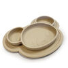 Siliplate Mess-free silicone plate - Toasted Almond