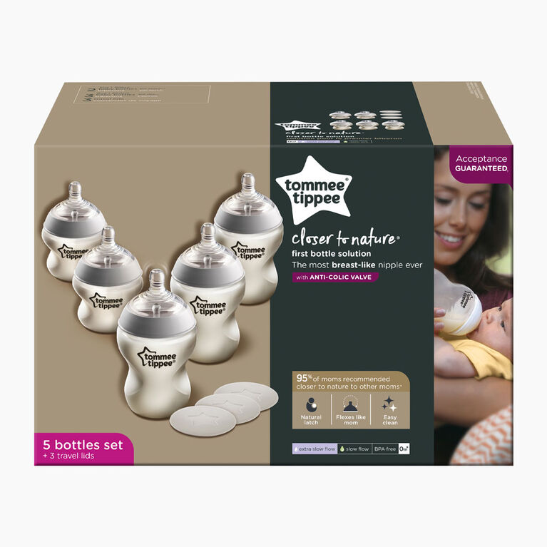 Tommee Tippee Set De 3 Biberones 9 Oz - Bpa Free