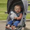 Fisher-Price Plush Elephant Baby Toy Sound Machine with Vibrations, Calming Vibes Soother