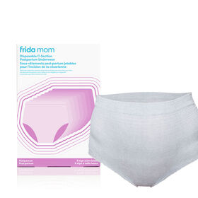 Frida Mom Sous-vêtements post-partum jetables taille haute (paquet de 8) - Régulier