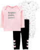 Carter's 3-Piece Heart Little Character Set - Pink, 3 Months