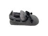 First Steps Charcoal Grey Slippers Size 3, 6-9 months