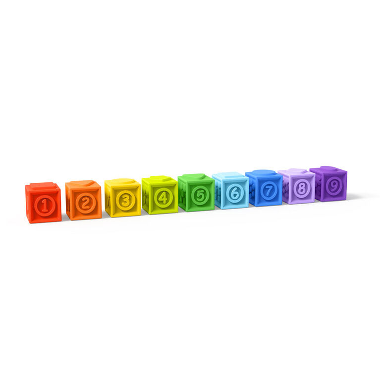 Bright Starts KaledioCubes 9 Stack & Squeeze Blocks