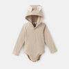 forest friends ribbed bodysuit, size 12-18m - White
