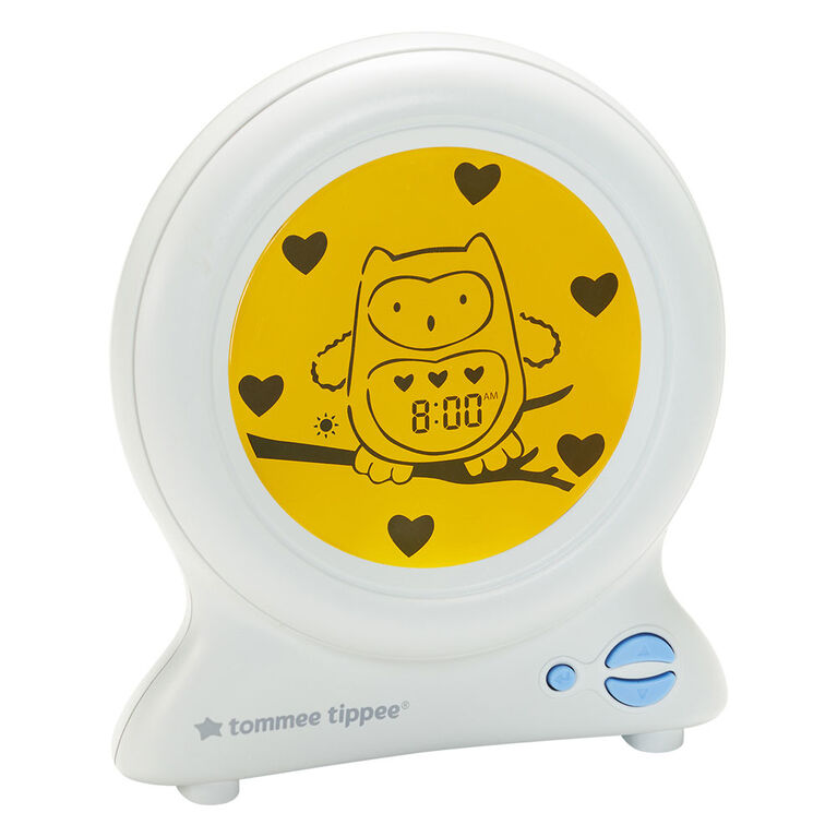 Tommee Tippee Groclock Sleep Trainer Clock, Alarm Clock and Nightlight for Young Children, USB-Powered