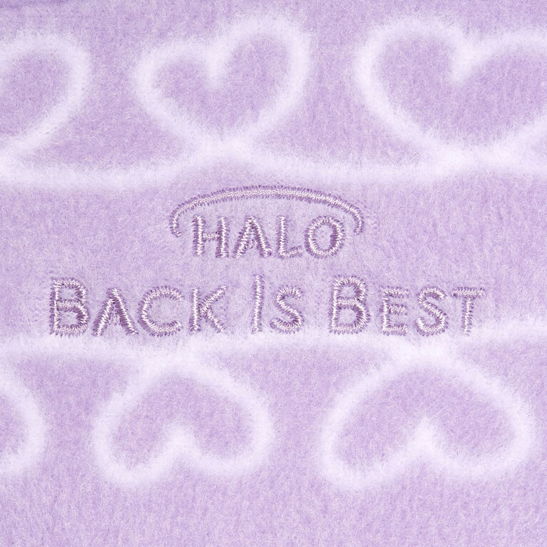 HALO® SleepSack® Swaddle Heartline Purple Small