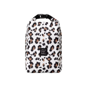 Petunia Pickle Bottom - Sip Double porte-biberon en l&eacute;opard - Sac isotherme pour biberon - Sac &agrave; collation - Lavable en Machine - Voyage - Antimicrobien