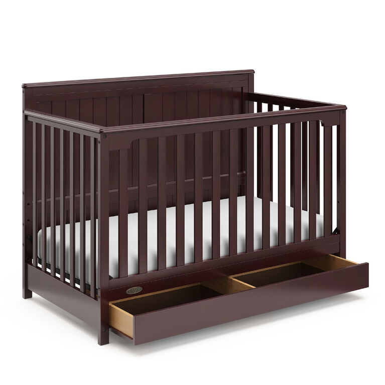 Graco Hadley 4 In 1 Convertible Crib With Drawer Espresso