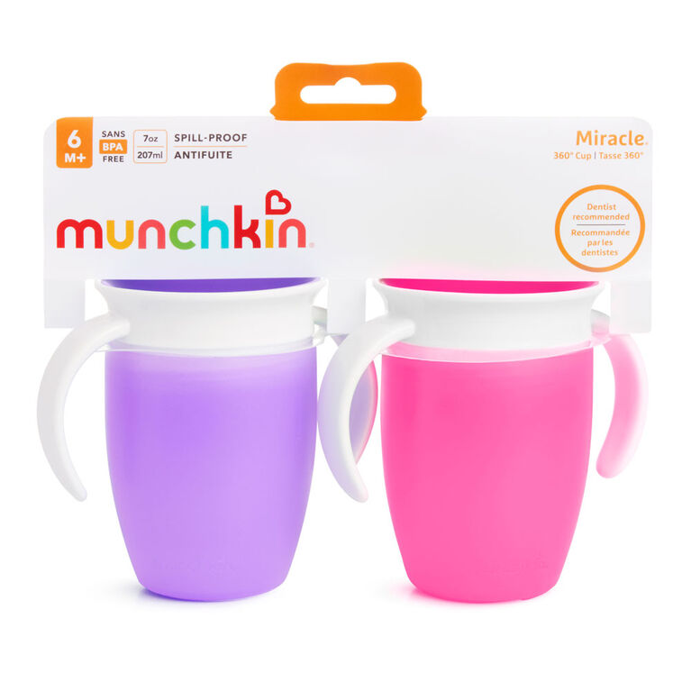 Miracle 360° Trainer Cup 7oz -2 Pack - Assortment May Vary