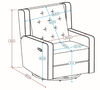 Lennox Furniture Fauteuil berçant pivotant inclinable Capri - Notre exclusivité