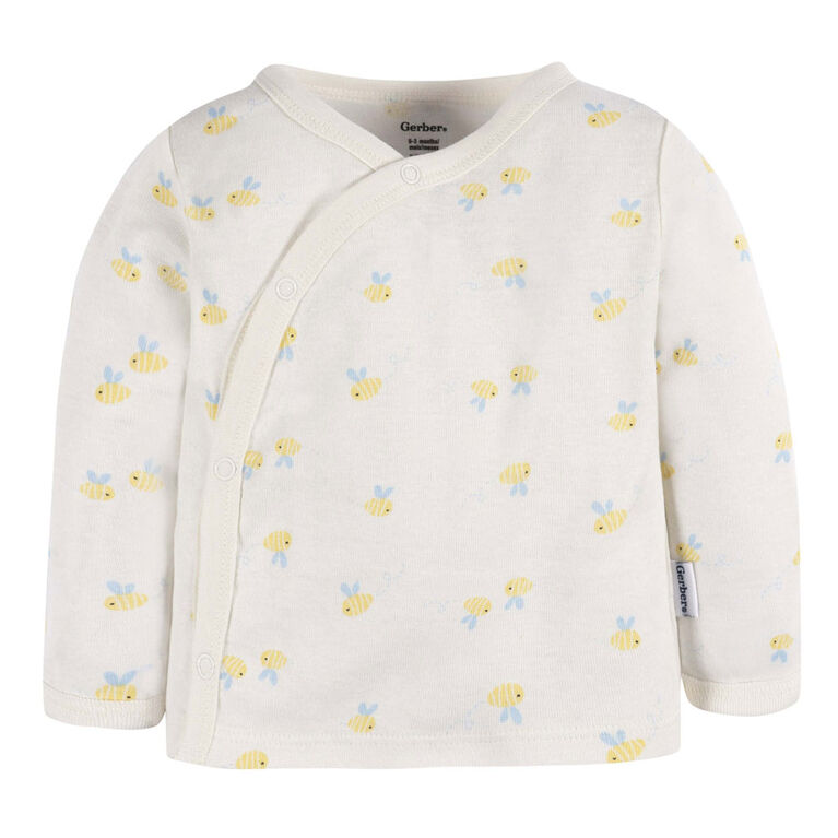 Gerber Childrenswear    Ensemble Ramenez-Moi à la Maison à boutons pression côté Abeilles Nouveau-Né