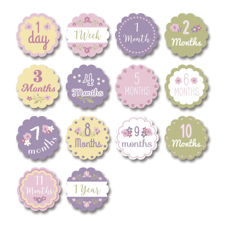 Lulujo - Baby's 1st Year Isn't She Lovely Milestone Blanket & Cards Set