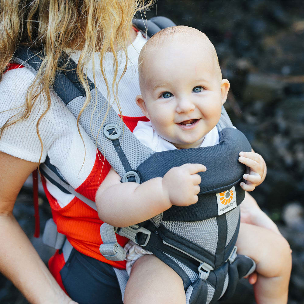 Ergobaby Omni 360 Cool Air Mesh All in One Ergonomic Baby Carrier Carbon Grey