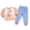 Peppa Pig 2 Piece PJ Set Long Sleeve Top and Pant - Pink/Blue - 2T