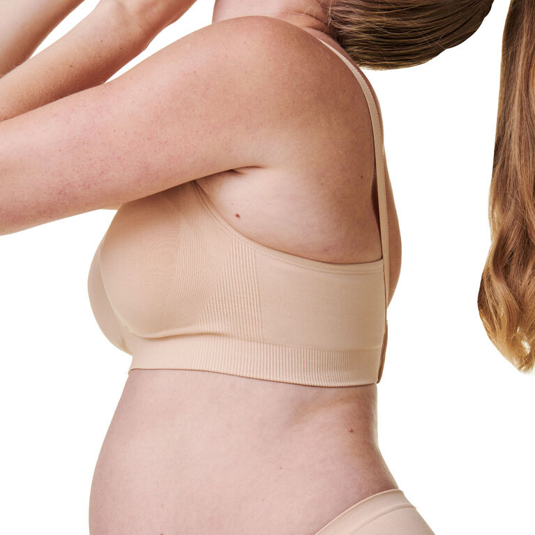 Bravado Designs Body Silk Seamless Maternity & Nursing Bra, Butterscotch, X-Large