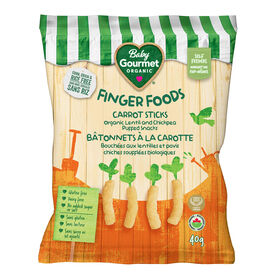 Bâtonnets à la carotte biologiques de Baby Gourmet