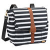 JJ Cole Backpack Black and White Stripe Baby Diaper Bag