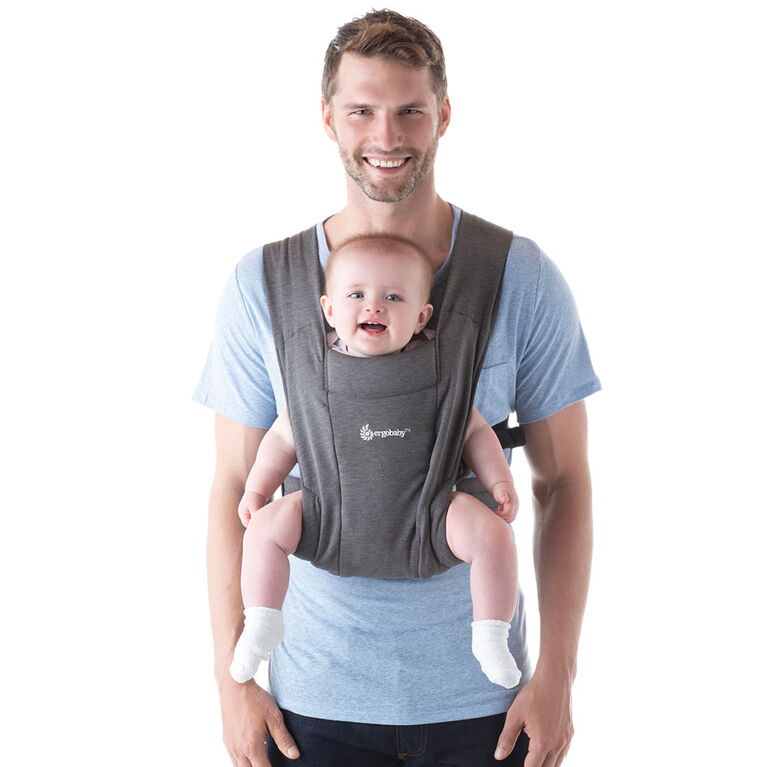 Porte-bébé nouveau-né confortable Embrace d'Ergobaby - Gris chiné