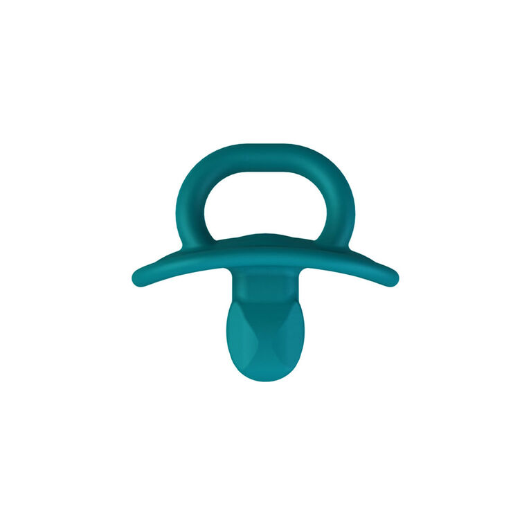 Boon JEWL Orthodontic Silicone Pacifier Stage 1 - 2 pack - Teal