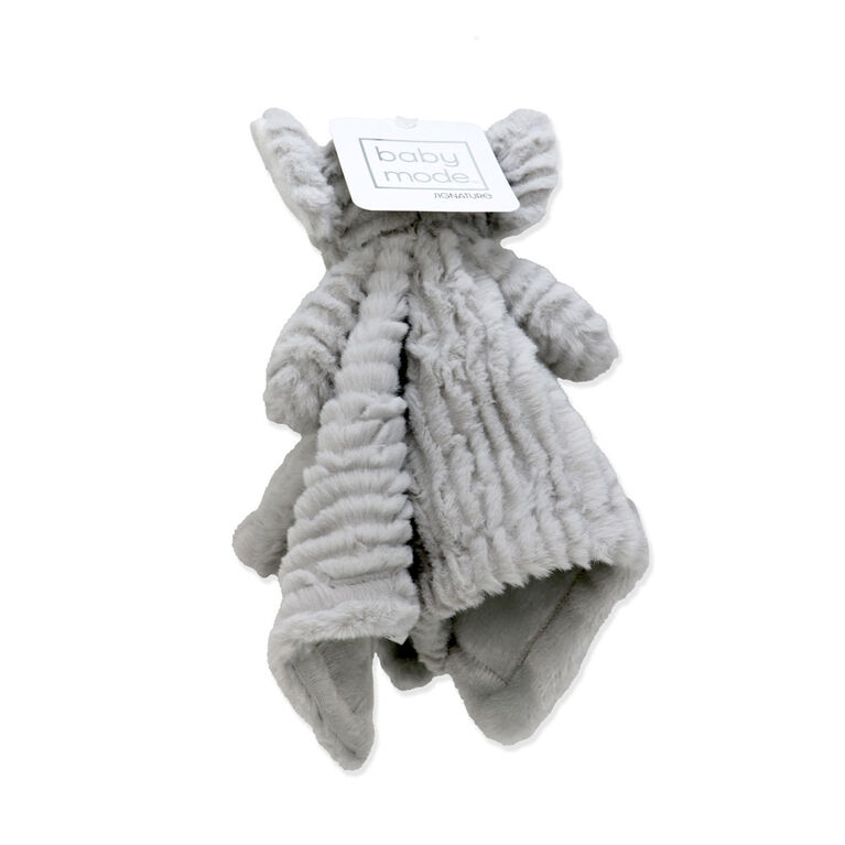 Baby Mode Signature ridge plush nunu- grey elephant