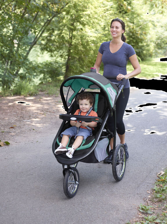 Graco Fastaction Fold Jogger Travel System Lx With Snugride Click Connect 35 Infant Car Seat Tropical Babies R Us Canada