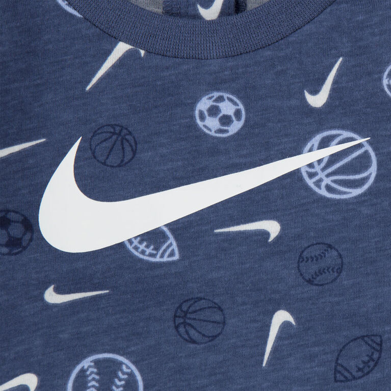Nike Sports Ball Romper - Diffused Blue