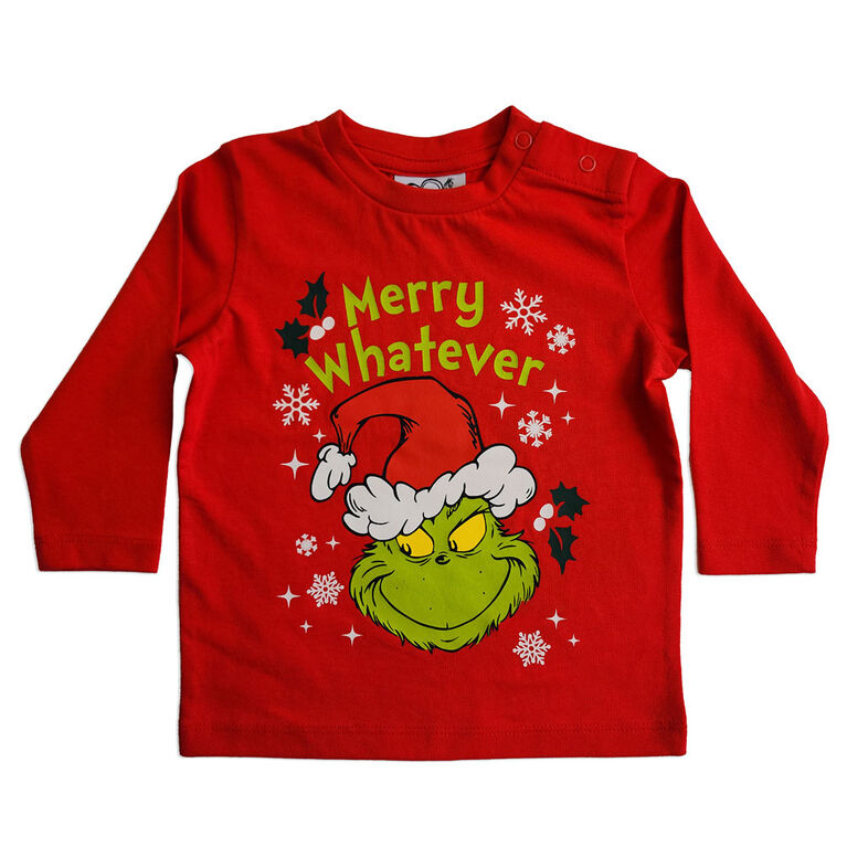 Infant Grinch Short Sleeve Tee - Red