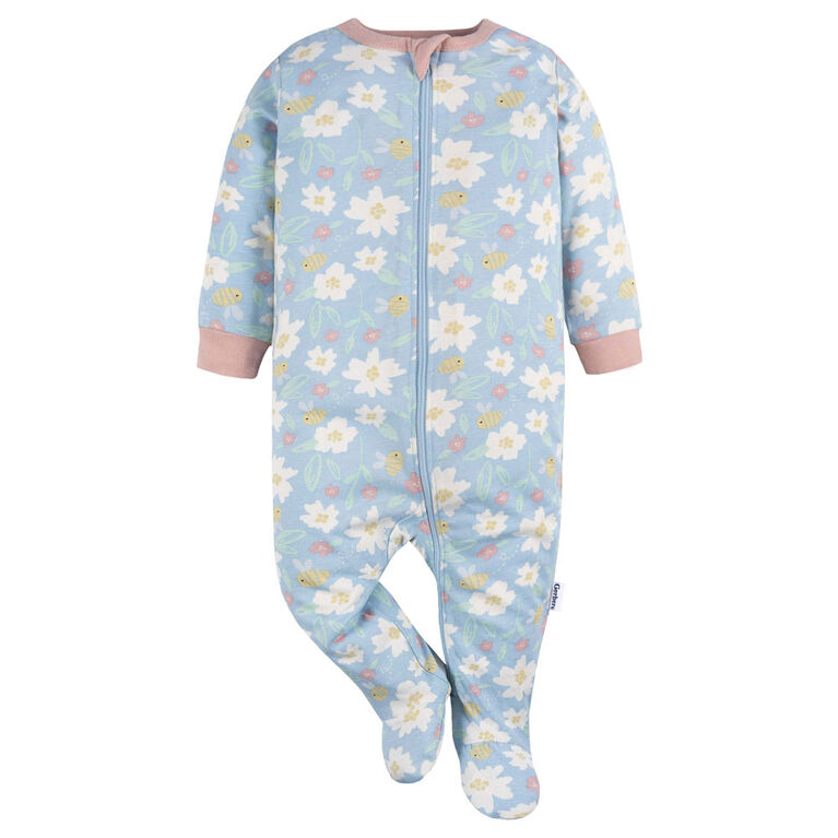 Gerber Childrenswear - 1-Pack Baby Blue Sleep 'N Play - 0-3M