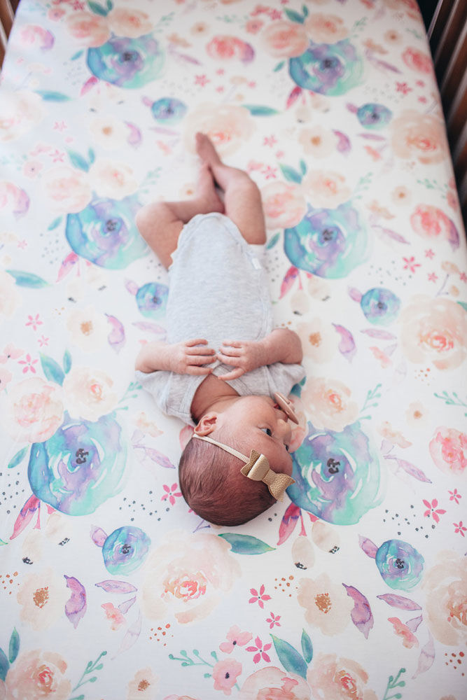 Copper Pearl Bloom Premium Crib Sheet Babies R Us Canada