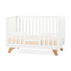 Child Craft Forever Eclectic SOHO 4-in-1 Convertible Crib - White/Natural