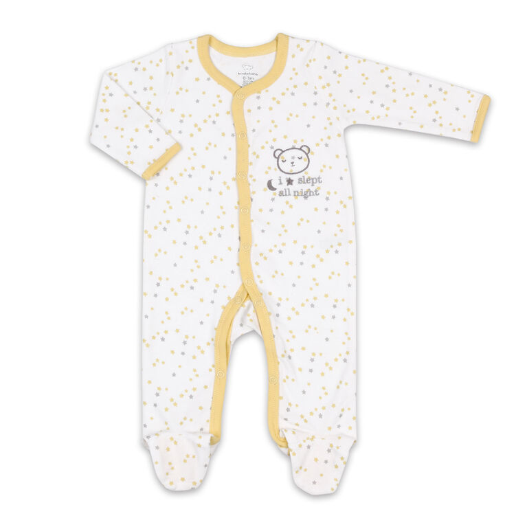 Koala Baby Sleeper - Yellow Star Allover Print, Newborn