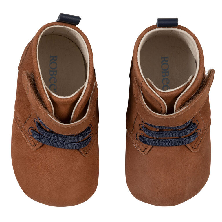 Robeez  -  Semelles souples  Lucas Camel  3-6M