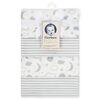 Gerber Organic 4-Pack Flannel Blankets, Clouds and Stars