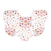 Baby Mode Signature 4 Piece Bib & Headbands: Pink Floral Bouquet