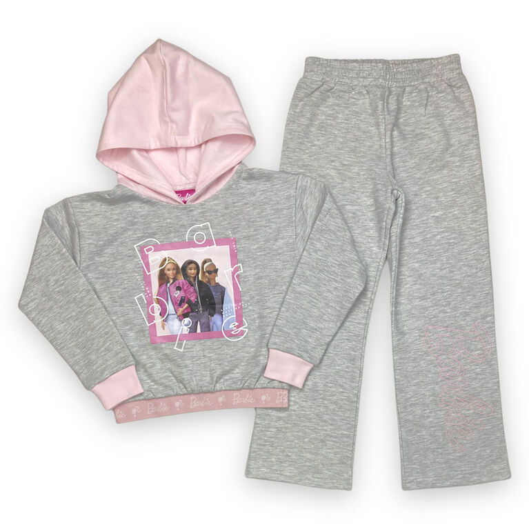 Barbie 2 Piece Jogger Set - Grey Mix 5