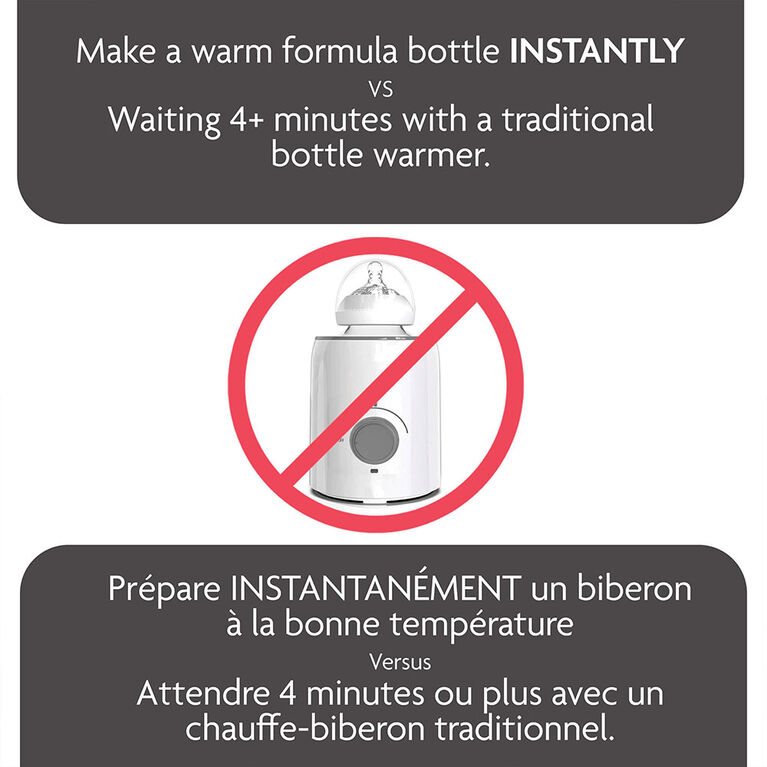 Baby Brezza Instant Formula Warmer Advanced for Baby Bottles - Black