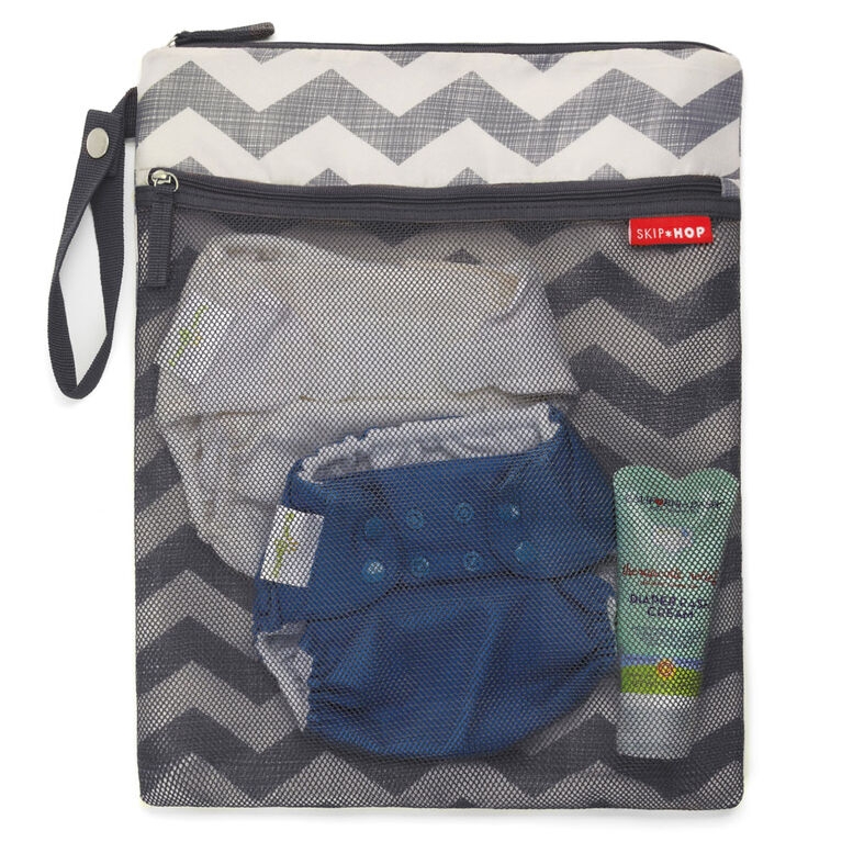 Skip Hop Grab & Go Wet/Dry Bag, Chevron