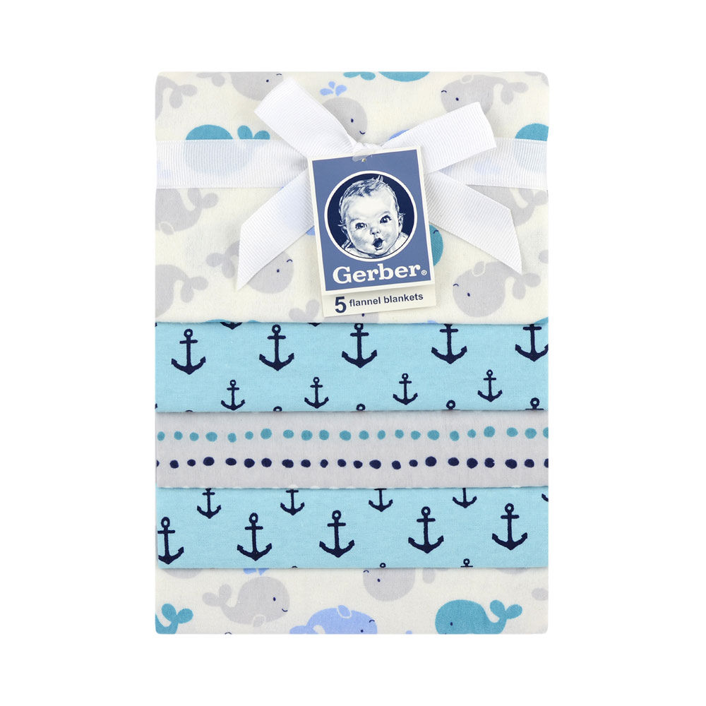 Nautical best sale receiving blankets