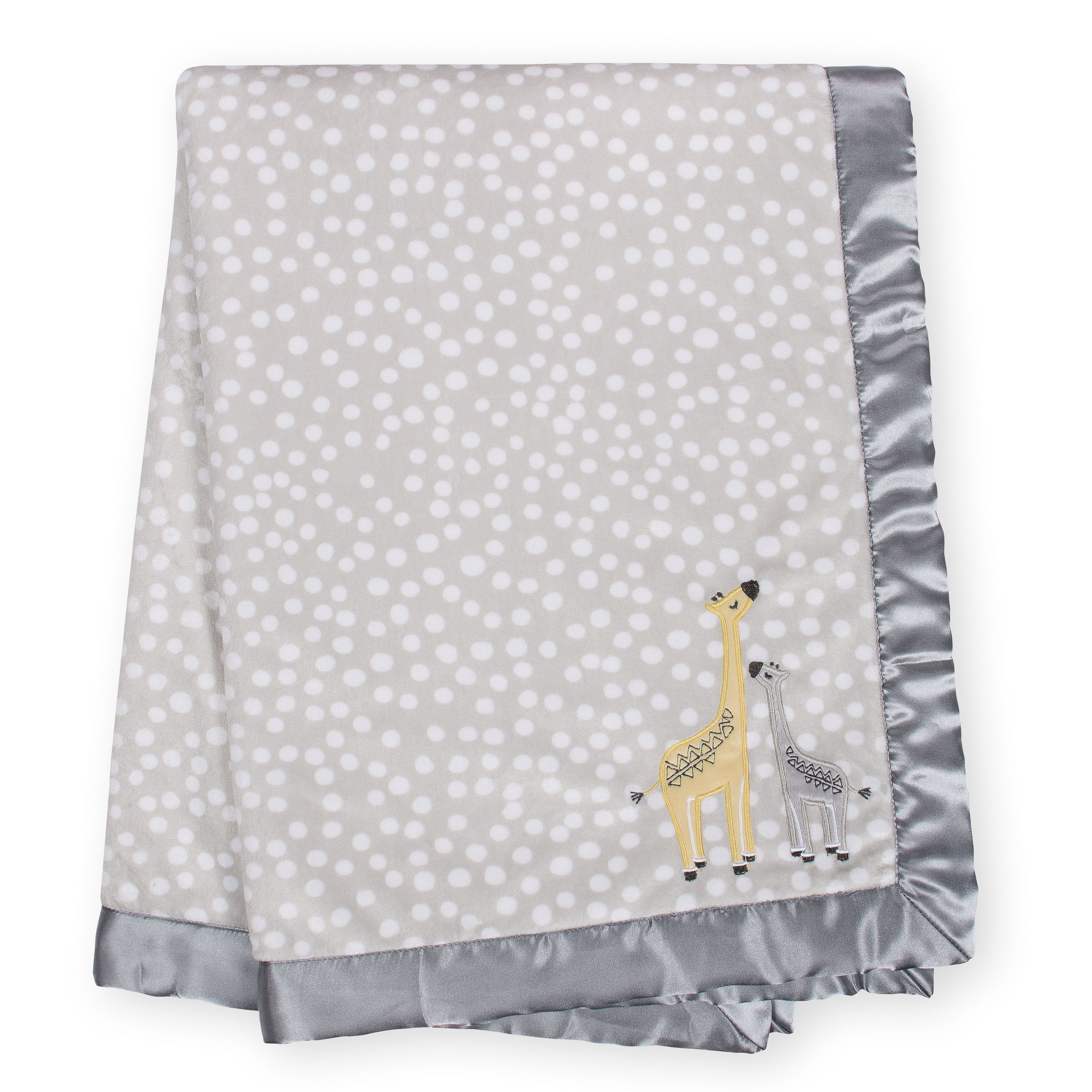 Just Born Just the Two of Us Collectiona Velboa Blanket Grey Babies R Us Canada