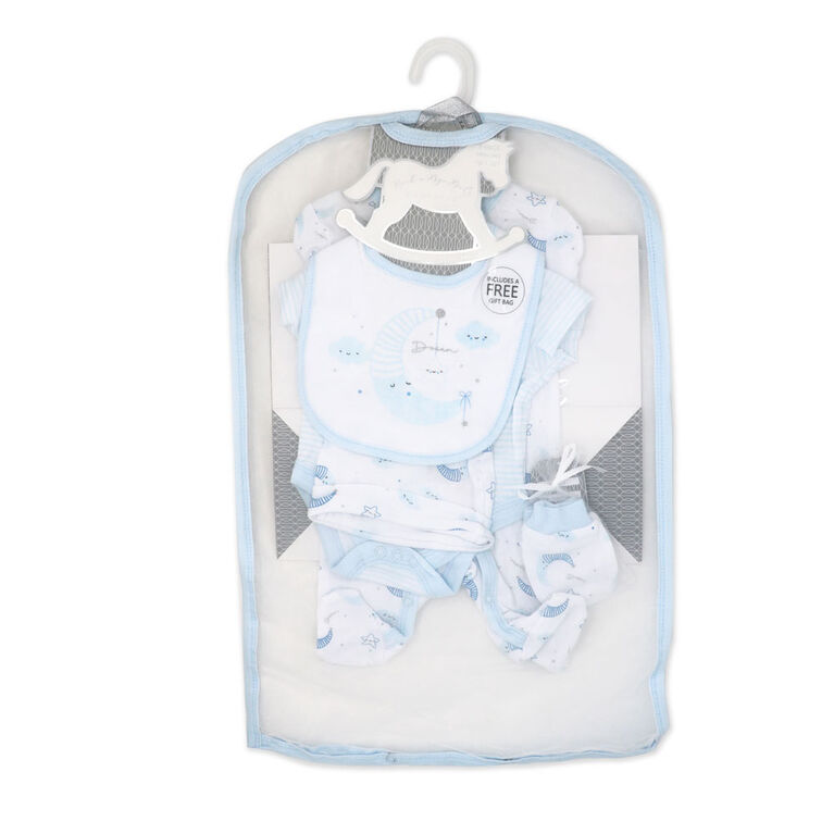 Rock a Bye Baby Dreaming Moon Layette Gift Bag Set Newborn